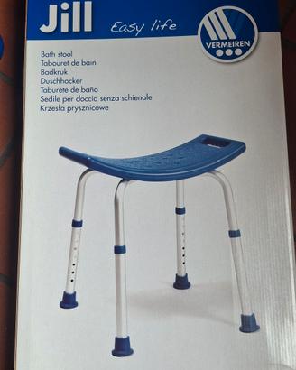 sedile per doccia senza schienale