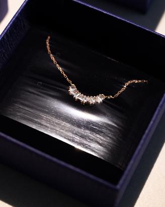 Collana Swarovski Oro Rosa