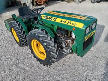 Trattore Ferrari 75 35cv con fresa originale 1.20c
