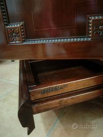 Credenza STILEMA legno massello noce lucido 