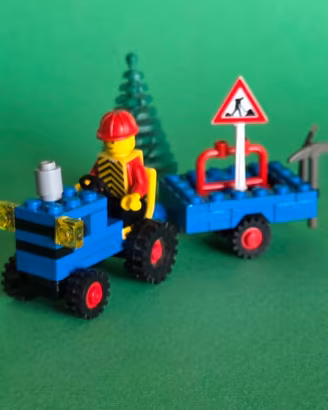 Trattore Ripara Strade Highway Repair Lego 6647