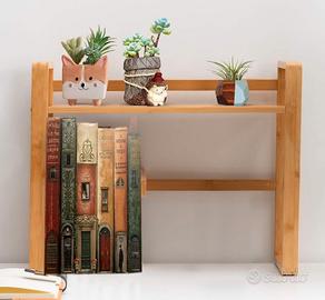 Libreria minimalista bambu