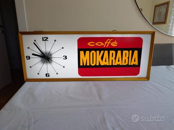 Insegna luminosa da interno caffèMokarabia vintage