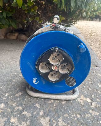 Avvolgicavo elettrico ROSI 4 prese 25 metri