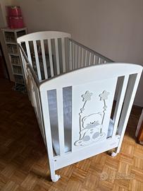 Lettino bimbi con materasso