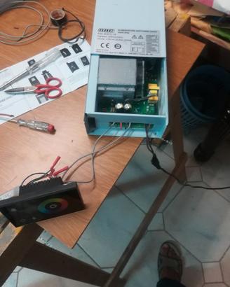 Impianto luci a led colorati (cromoterapia)