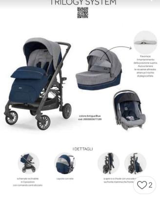Trio Inglesina + seggiolino 