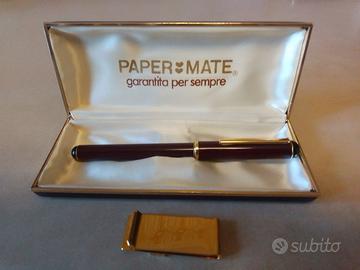 Penna stilografica vintage Papermate+ferma-bancono