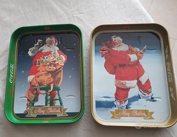 2 vassoi vintage  in latta anni 90