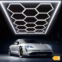 Plafoniera LED esagonale da 14 pezzi