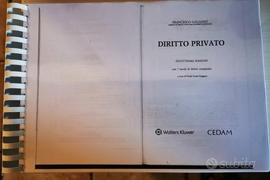 Diritto privato - Galgano - 18esima ed. 
