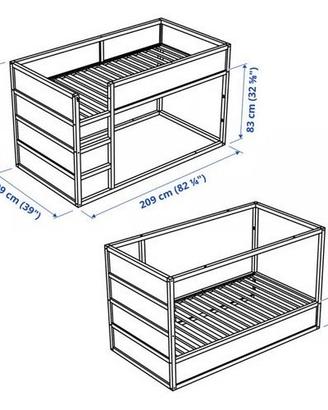 letto KURA (IKEA)
