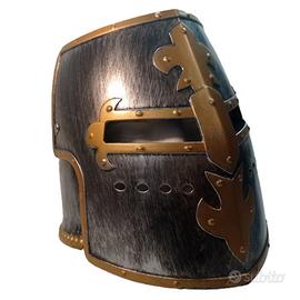 ELMETTO STILE MEDIEVALE CAVALIERE TEMPLARE