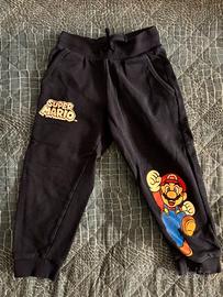 Pantaloni Tuta Super Mario Bambino 3 - 4 Anni