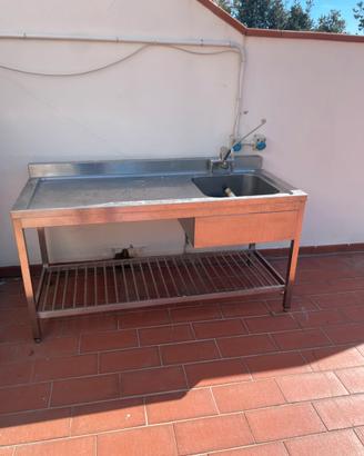 Lavello professionale inox da cucina