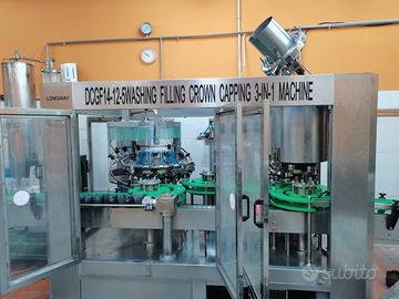 Riempitrice imbottigliatrice isobarica triblocco