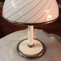 Lampada da tavolo in vetro di Murano Fabbian