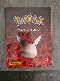 moneta in argento da collezione pokemon 