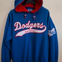 FELPA ORIGINALE "DODGERS BASEBALL" CON CAPPUCCIO.