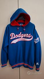 FELPA ORIGINALE "DODGERS BASEBALL" CON CAPPUCCIO.