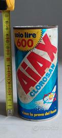 Originale contenitore vuoto vintage Aiax