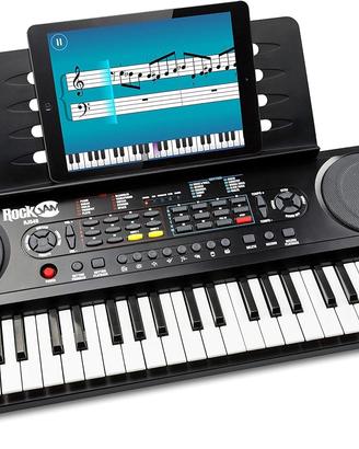 Pianoforte tastiera RockJam a 49 tasti con aliment