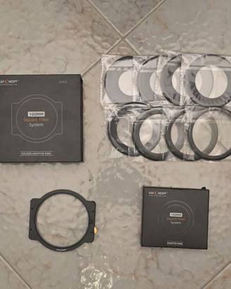 K&F Concept Kit ND1000, Porta Filtri e 8 anelli