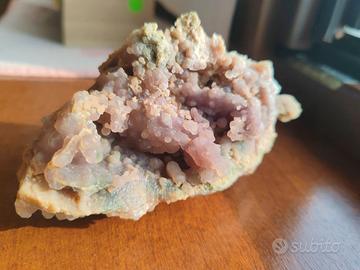 Calcedonio botrioidale naturale grappolo d'uva gra