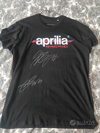 maglietta Aprilia con autografi 