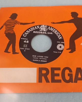  Santo & Johnny - She Loves You / And I love her 