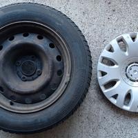 PNEUMATICO + CERCHIONE + COPRIMOZZO CITROEN XSARA