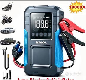 Avviatore auto con compressore potente auto moto
