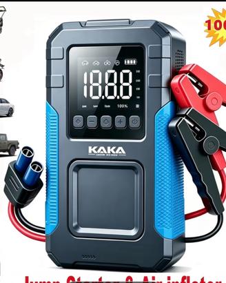 Avviatore auto con compressore potente auto moto