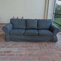 Divano 3 posti IKEA EKTORP – grigio – sfoderabile