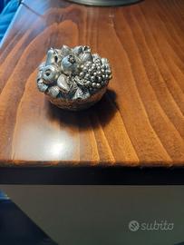 Piccolo cestino frutta in argento R.925