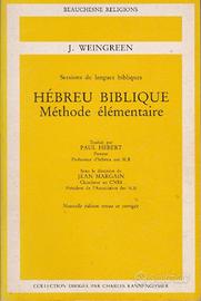 Hebreu biblique Methode elementaire