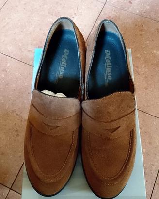 Mocassini Melluso camoscio 38.5