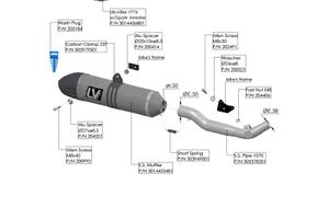 Scarico Leovince X3 EVO Suzuki Dr 650 1996 - 2015