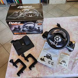 Volante e Pedaliera Xtreme Diablo Racing Wheel
