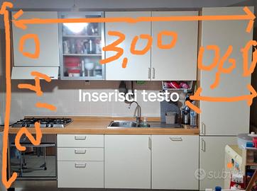 cucina lineare Salvarani