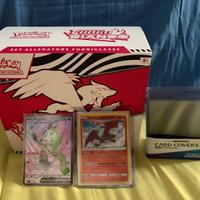 box pokemon aperto+ charizard lucente perfetta