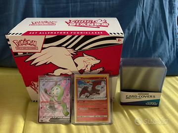 box pokemon aperto+ charizard lucente perfetta