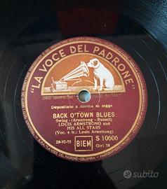 Vinile 78 giri Louis Armstrong