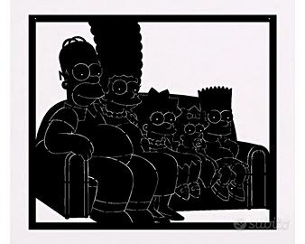 Simpson quadro in metallo 