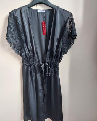 Yamamay vestaglia nera, tg. M/L