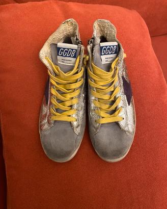 Sneakers Golden Goose GGDB n.35 argentate