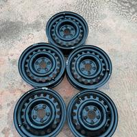 Set 5 cerchi ferro originali Mercedes 15" W124