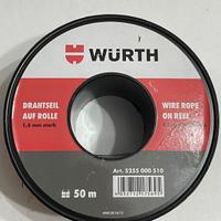 filo d'acciaio Wurth usato di pochi metri 