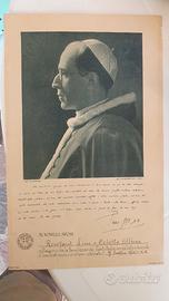 Fotografia d'epoca Papa Pio XII 1941