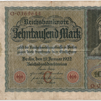 BANCONOTA DA 10000 MARCHI